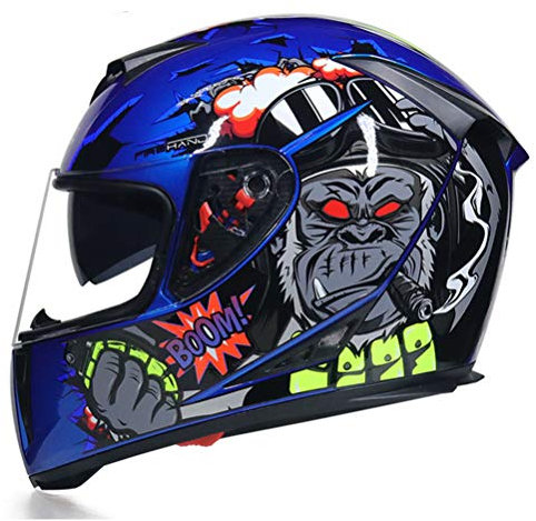 Motorradhelm Integralhelme Doppelvisier Racing Motocrosshelm Casco Modularer Motorradhelm Capacete