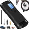 VEEAPE Portable Air Compressor Mini Tyre Inflator, 150PSI Electric Bike Pump 4000mAh with Emergency LED Light, Rechargeable, Power Bank, Heat Dissipation, Air Pump for Bicycle Motorcycle Tires Ball