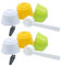 Dolce Gusto Kaffee Wiederverwendbare Nachfüllbare Pads, Dolce Gusto Maschinen, Kaffeepad-kompatibel, Filterbecher, mit 1 Kunststofflöffel und 1 Reinigungsbürste (6PCS-Color)