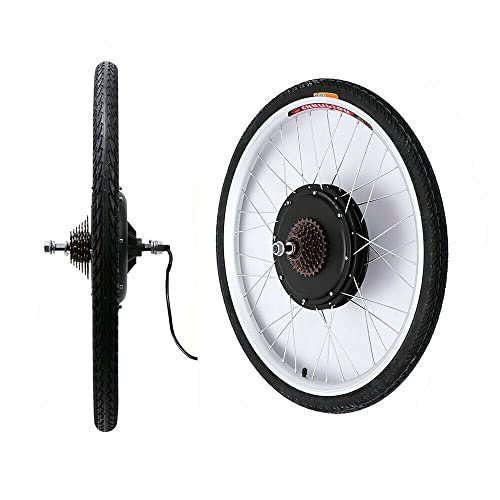 Bathrena 500/ 800W 36V E Bike Hinterrad Umbausatz Elektro Fahrrad Hinterrad 26 Zoll Conversion Kit, Elektro-Fahrrad Hinterrad Kit (36V800W)