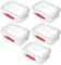 3 Litre Stackable Rectangular Clear Plastic Multipurpose Food Storage BPA Free Container with SnapOn Lid Kitchen Organizer Pantry Ideal for Meal Prep Airtight Long Lasting Temperature Resistance (5)