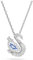 Swarovski Pendentif Swan, Tailles variées, Cygne, Bleu