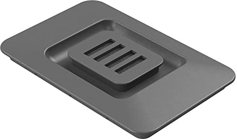LM 534 Deckel für LM 530 Biomülleimer 8L, Biotonnendeckel mit austauschbar Filterkartusche, 230x153x20 | (Anthrazit)