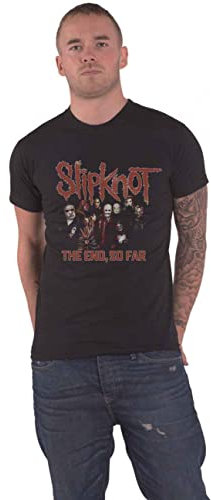 Slipknot Men's The End, So Far Group Photo T-Shirt Black