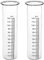 SIDCO Regenmesser Ersatzglas 2 x Regenmesserglas Glaszylinder Gartenstecker Ersatzteil