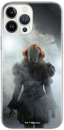 Ert Group custodia per cellulare per Iphone 13 PRO MAX originale e con licenza ufficiale Horror, modello It 025 adattato in modo ottimale alla forma dello smartphone, custodia in TPU
