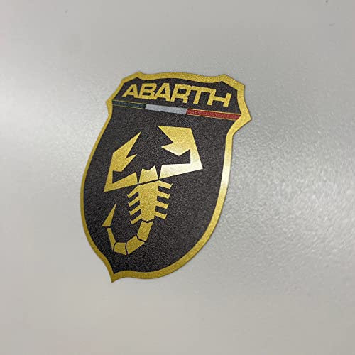 ADESIVI LOGO ABARTH 500 AUTO SCORPIONE STICKER TUNING