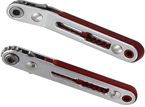 BBTISG 2 Pcs Mini Ratcheting Screwdriver Wrench, 90 Degree Mini Micro Ratchet Hexagonal Two-Way Ratcheting Flat Head Screwdriver