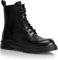 Procity Damen 8 Eyelet Stiefelette mit dem Blockabsatz und seitlichem Reißverschluss Combat Boots Ankle Boots Black 39