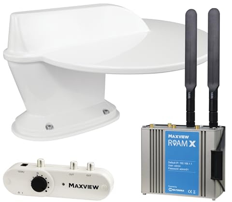 COMBO/51 Roam X Combo Omnidirectional Mobile WiFi & TV Antenna Kit WHITE