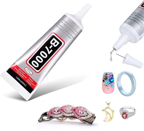 MECHYO B7000 Super Glue,50ML Glue Multi Functional Glue Transparent Paste Adhesive Multi-Function Repair Glues Suitable for Phone Jewelry Glass Wood Metal Fabric (50ML-1pcs)