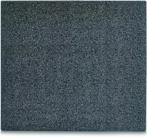 Piastra Paraschizzi | Piastrella Paraschizzi | Pannello Paraschizzi | Tagliere | Paraschizzi Resistente all'Acqua | Paraschizzi in Vetro Ignifugo | Protezione da Schizzi 56x50cm (Granito)