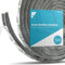 shinfly Bürstendichtung Selbstklebend 9 mm(B) x 9 mm(D) x 5M(L), Bürstendichtung für Rolladen, Tür, Fenster, Schiebetür, Kleiderschränk Insektenschutz, Staub- und Lärm (Grau, 5M)