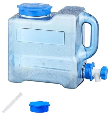Harilla Camping-Wasserbehälter mit Zapfhahn, Getränkespender, große Wasserkanne, Wasseraufbewahrungskrug, Wasserträger für Wohnmobil, Händewaschen, Wandern, 7.5 l