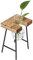 Tomotato Glas Pflanzgefäß, Blumenvase Tisch Pflanzenterrarium mit Holzständer, Blumenzwiebel Glasvase Hydrokultur Pflanzengefäße für Zuhause, Garten, Büro Dekoration(1 Flasche)