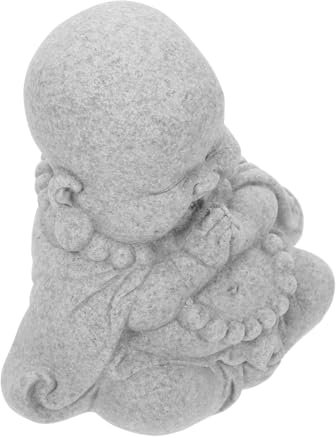 CORHAD Kleine Buddha Statue Ornamente Garten Buddha Dekoration Aquarium Buddha Skulptur Dekorative Buddha Statue Aquarium Dekoration Zuhause Buddha Skulptur Aquarium Buddha