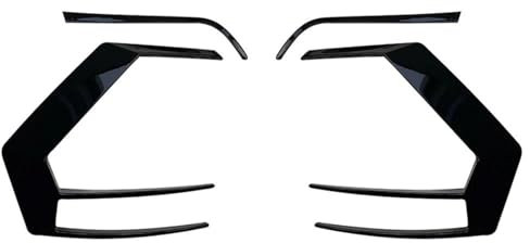 FLORENTER Spoiler Posteriore Paraurti Posteriore Lampada Trim Fanale Posteriore Telaio di Copertura Striscia Canard Spoiler Brow per VW per Golf 7 MK7 per GTI R per GTD R400 Spoiler Posteriore Auto