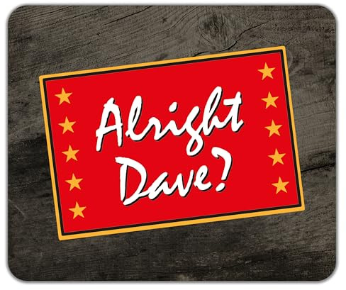 Shopagift Alright Dave? Mouse Mat Pad Funny 24cm x 19cm