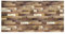 Scenolia Brise Vue Trompe l'oeil Bois, 300 x 150 cm (LxH), 100% occultant, Made in France Colliers de Fixation offerts