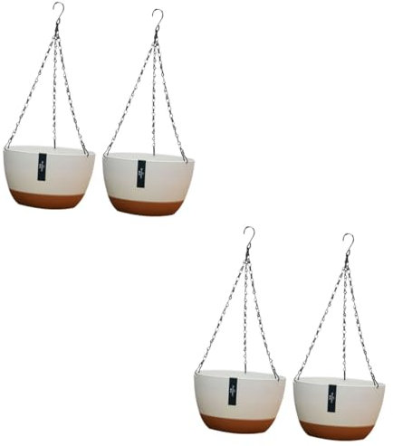 BEBEMOKO 4juegos Colgantes para De Decoración De Interiores y Exteriores Soporte Autopropulsante para Flores y Suculentas