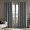 Deconovo 100% Blickdicht Gardinen mit Ösen Samtvorhang für Schlafzimmer Thermogardinen Samt Vorhang Dicke Vorhänge Wohnzimmer Velvet Curtains Weiche Samtvorhänge, 245x140cm(HöhexBreite), Grau, 2er Set