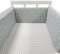GYCF Baby Bettumrandung Nestchen Kinderbett Umrandung Atmungsaktiv Baby Krippen Stoßstangen Kantenschutz Kinderbett Stoßfänger Baby Bettumrandungen Kopfschutz,A03,300x30CM