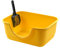 Arenero Gato Grande Bandeja Higiénica Arenero Gatos Gato Caja De Arena Bandeja Arena para Gatos (SOY0216AMARILLO)
