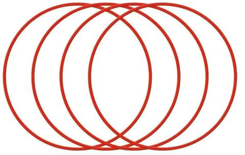 yinjieEUR Felgenschutzringe für BMW 5 Series F11 Touring 2013-2017,Schutzring für Auto Radnaben Felgenrandaufkleber,Felgen Reparaturset Elastischer Kratzfest Schutz für Felgen,Red-19