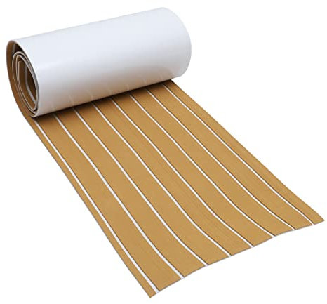 BESPORTBLE Eva Faux Boat Flooring Mat Non-slip Self-adhesive Decking Boat Decking Sheet