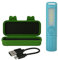 Utilify | Mini Linterna LED Recargable USB Tipo C | 2000 Lúmenes | 4 Modos de Luz | Zoom Ajustable | Batería 800mAh | IPX5 Impermeable | Ideal para Camping, Trabajo, Coche y Emergencias (Azul)
