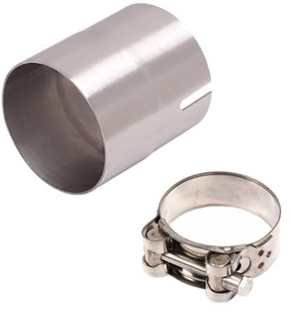 Silencieux d'échappement Moto Convertisseur De Diamètre De Tuyau D'échappement De Moto De 51 Mm À 54 Mm Adaptateurs De Moto Accessoires Tuyau De Raccordement D'échappement
