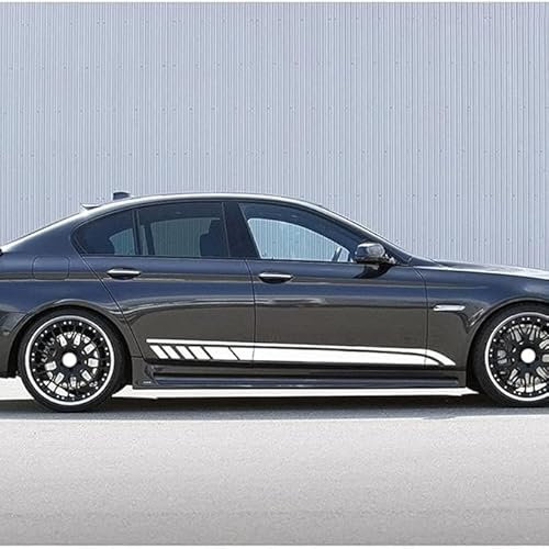 Auto Karosserie Aufkleber Für Citroen Xsara Picasso Saxo DS3 DS4 DS6 Seitenstreifen Außen Zubehör Körper Dekoration Autoaufkleber Wasserdicht,B-White