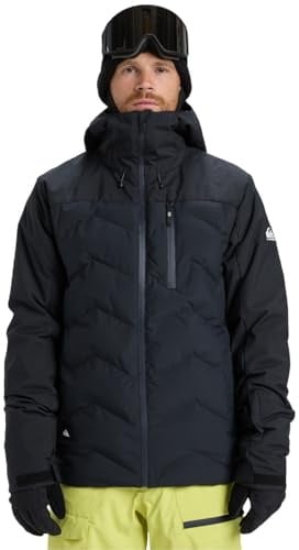 Quiksilver The Edge - Funktionelle Snow-Jacke - M - Schwarz.