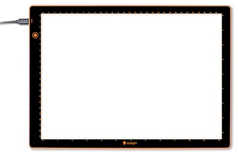 Wafer 3 Light Pad (A2+), Dimmable with Memory Function, Perfect for Tracing, Sketching, Scrapbooking and Other Craft Projects,18X23.5 inches, Black