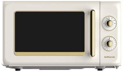 SOLTHERMIC MICROONDAS MO20RCG RUSTICO CREMA CON ACABADOS DORADOS/GRAN CAPACIDAD 20L / FUNCIONES DESCONGELAR, RECALENTAR SI / 6 NIVELES POTENCIA