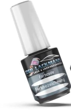 Der Lackmann Lack & Lackierzubehör Lackstift für Mercedes 744 Brillantsilber Metallic, 20ml, Glänzend