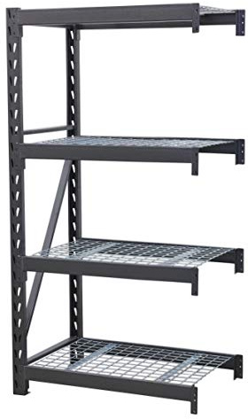 Sealey Ap6372E Heavy-Duty Racking Extension Pack 4 Mesh Shelves 640Kg Per Level