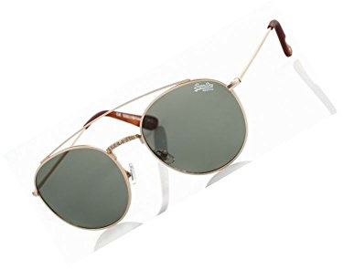 Superdry SDS Indianna 1 Lesebrille Größe 53-19 / gold / 0 Dioptrien