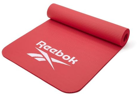 Reebok Training Mat, Tappetino da Allenamento, Unisex Adulto, Rosso, 7 mm