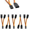 5 Stück JR/Futaba Style Servo 1 bis 2 Y Kabelbaum Kabel Stecker auf Buchse Verlängerungskabel für RC Modelle Flugzeug 7 cm