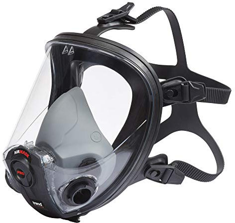 Trend AirMask Pro Class 2 Full Face Respiratory Mask, High Impact Visor, P3 High Efficiency, Small, AIR/M/FF/S