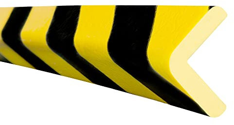 Moravia Prallschutz MORION Winkel Kantenschutz 47/47 mm Länge 5000 mm schwarz/gelb