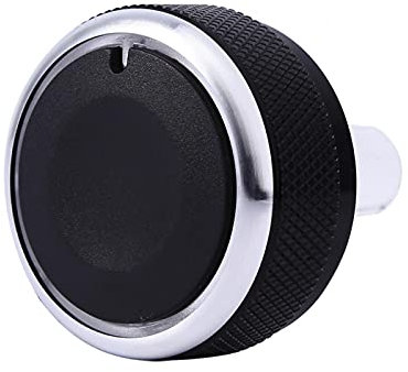 Steuerknauf, Heizung Dash A/C-Schaltknäufe Schwarze Bedienknöpfe mit guter Haltbarkeit für weit verbreitete Verwendung