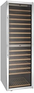 Polar Refrigeration G-Series 75W Dual Zone 180 Bottle Wine Chiller Fridge 490 Litre, Stainless Steel, 5°C to 20°C, 1830(H)x600(W)x675(D)mm, 15 Shelves, Energy Rating G | GG764