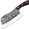 WERWER Handgeschmiedet Küchenmesser Haushaltsmangan-Stahl Chefmesser Schneidemesser Scharfe Longquan Eisenmesser Kochwerkzeuge (Color : Kitchen Knife)