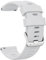 ANBEST 18mm Silikon Armband für Garmin Vivoactive 4S/Forerunner 255S/265S/Venu 2S Armband, 18mm Quick Release Armband für Vivomove 3S/Withings Ersatzarmband, Weiß