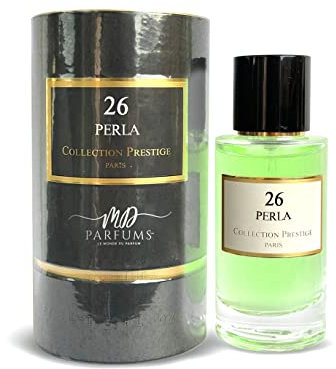 MDPARFUMS Eau de Parfum Perla I 50 ml Made in France I Perla Nr. 26 – Kollektion Prestige Paris I Parfüm für Damen und Herren