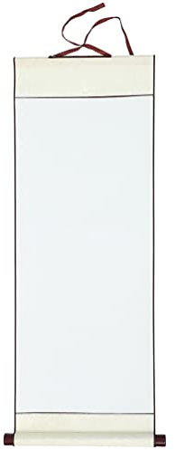 DOITOOL Blanc Xuan Papier Défilement Chinois Xuan Papier Défilement Blanc Peinture Chinois Écriture Wall Scrolls Calligraphie Art pour La Décoration Intérieure Blanc