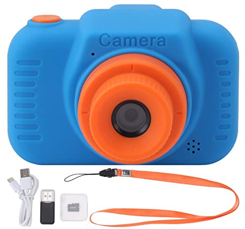 Appareil Photo pour Enfants pour Filles Garçons, Appareil Photo Numérique pour Enfants avec Carte 32G, Mini Appareil Photo pour Enfants, Double Objectif 1080P Zoom 8X pour Enfants, Appareil(Bleu)