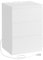 VASAGLE Kailyn Collection - Table de Chevet avec Multiprise, Table d’Appoint avec 3 Tiroirs, 2 Prises CA, 2 Ports USB, pour Salon, Chambre, Bureau, Moderne, Blanc Nuage LET631W14